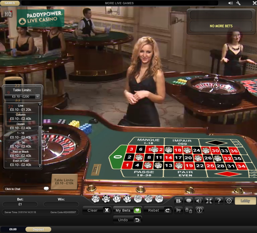 Live casino online